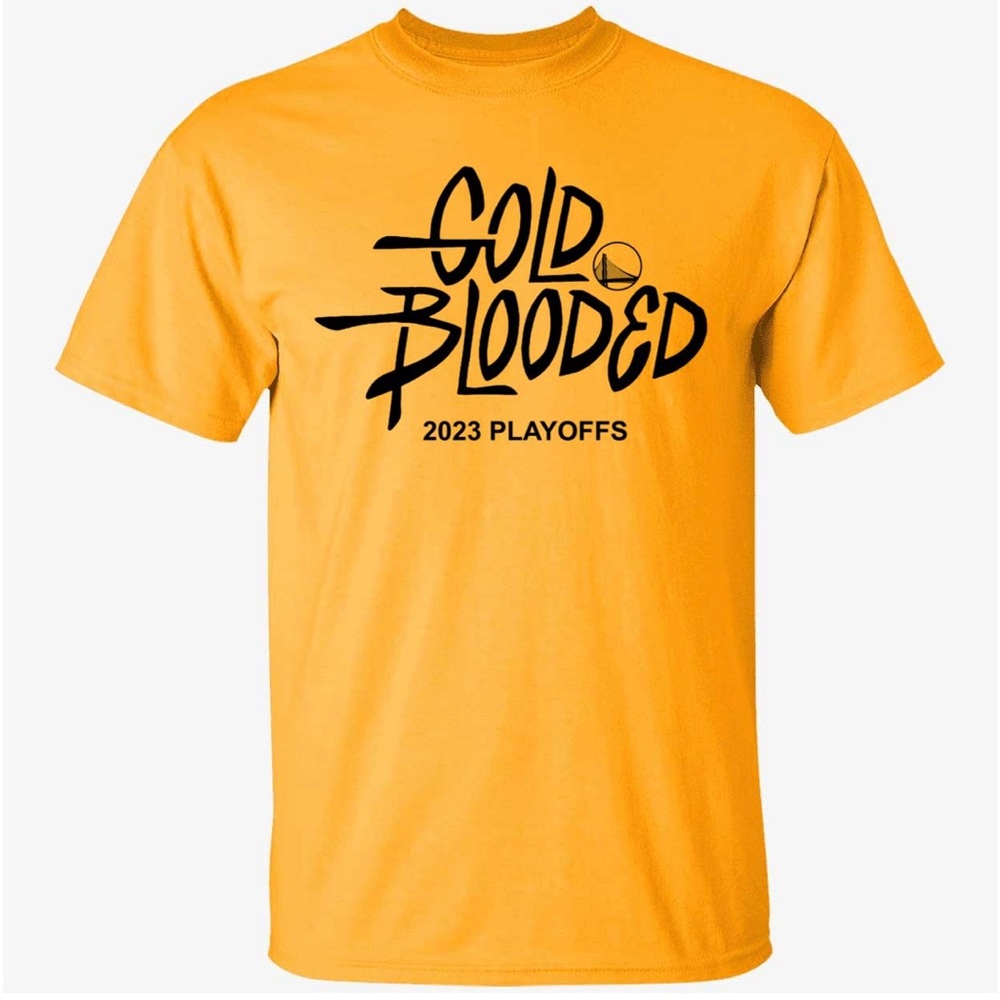 Gold Blooded Warriors 2023 Playoffs Shirt size XL *NEW*